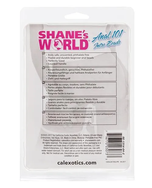 Shane's World Anal 101 Intro Beads