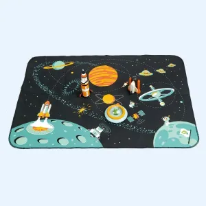 Space Adventure Play Mat & Rocket, Space Shuttle & UFO