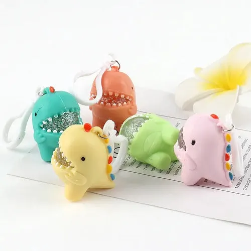 Squishy Dino Key Chain Stress Toy Party Favours