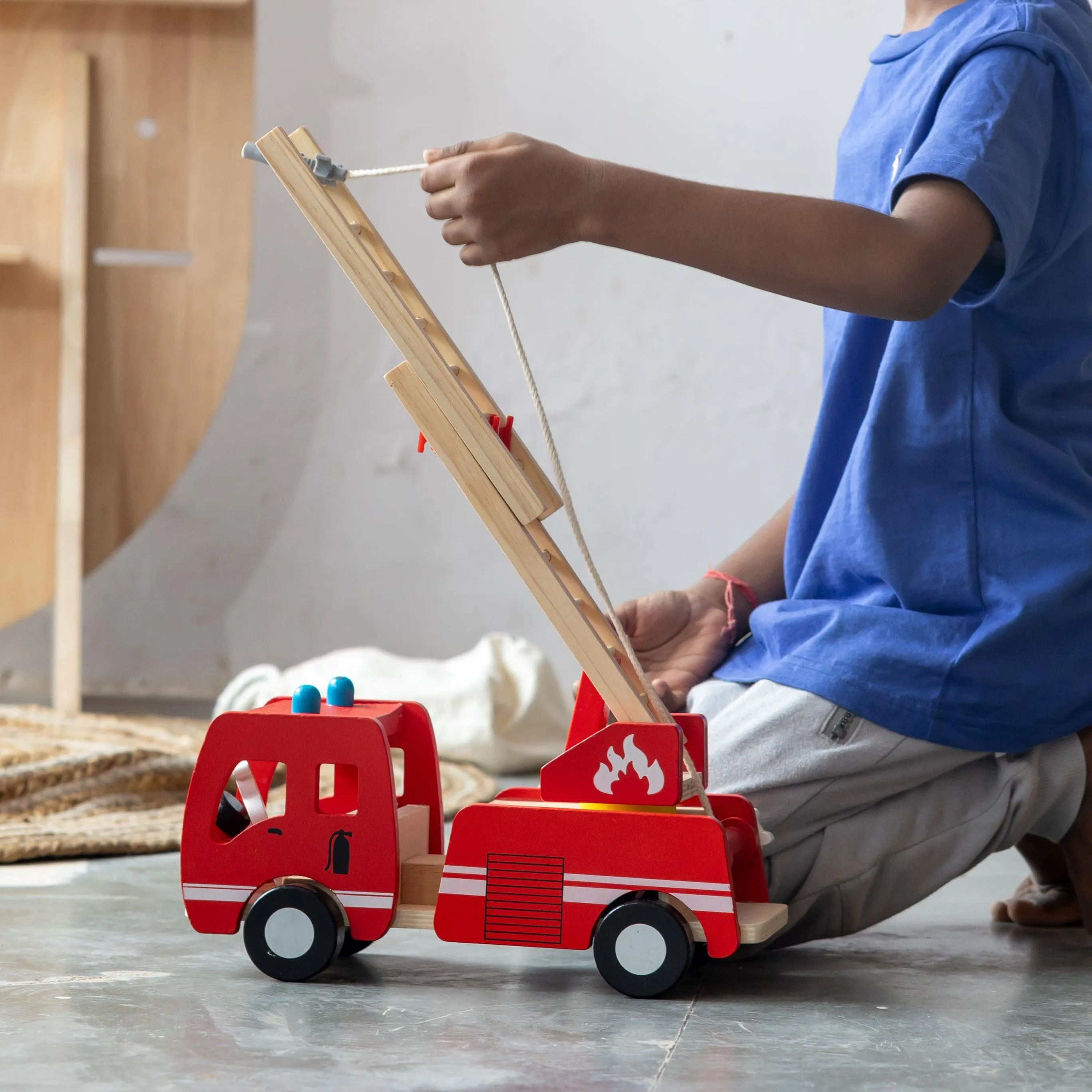 Wooden Marshall's Fire Truck | Vehicles Imagination Generation | For Children  12 Months | Red Firetruck