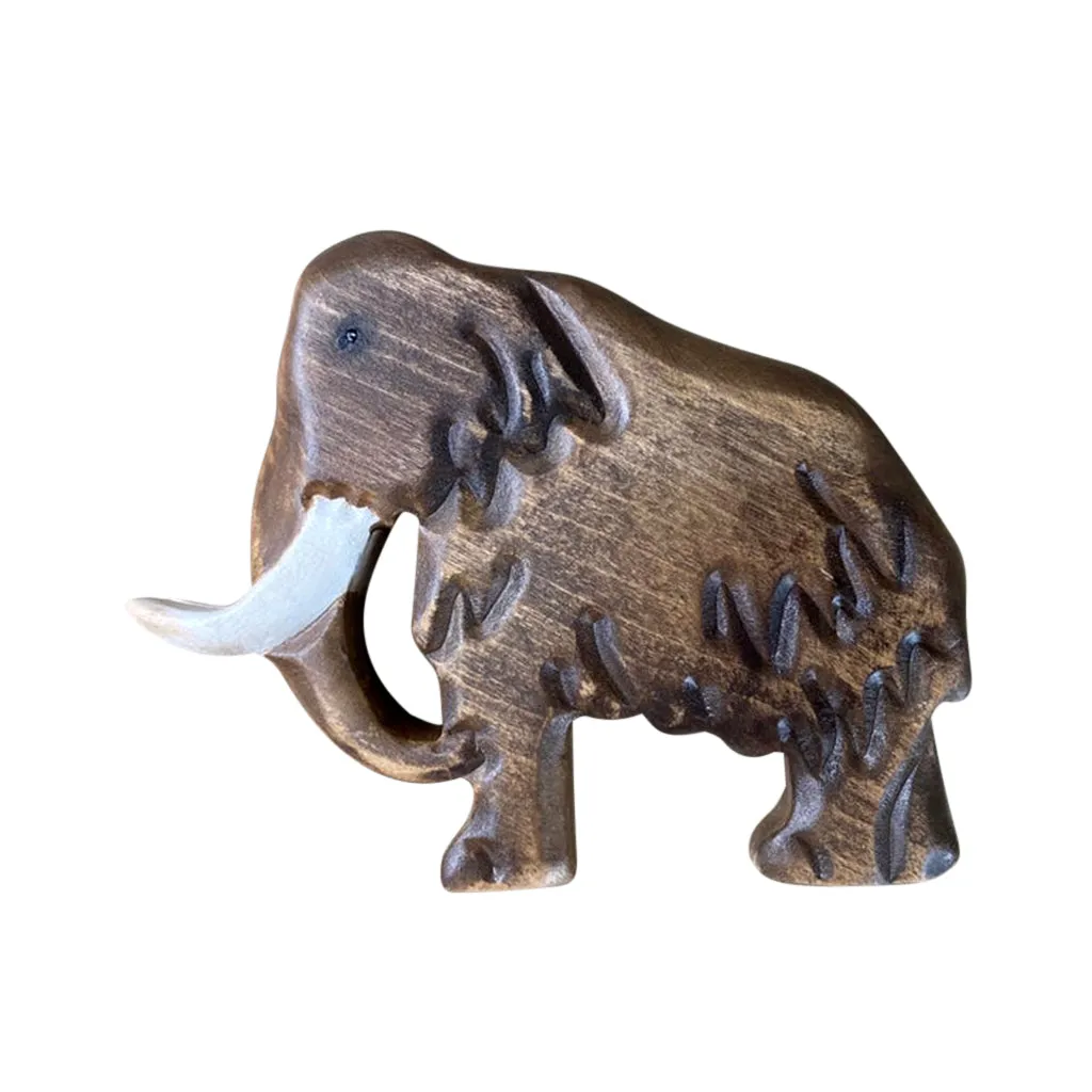 Wooden Woolly Mammoth